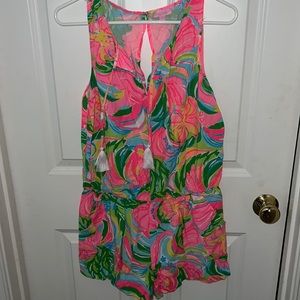 lilly pulitzer romper size large